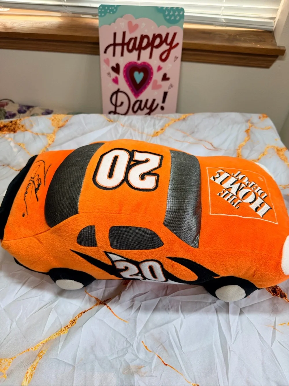 NASCAR Tony Stewart Home Depot pillow